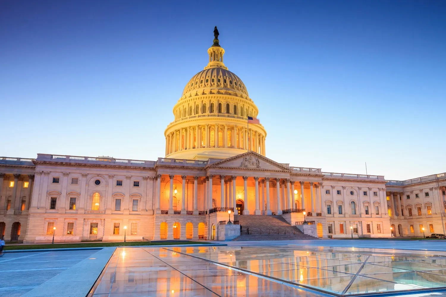 United States Capitol at dusk, featured on the United Trinity website